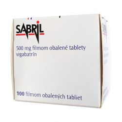 Сабрил (Вигабатрин) таблетки 500мг №100 (100 таблеток) в Уфе и области фото