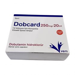 Добутамин Добкард Dobcard (dobutamine) р-р д/ин амп 250мг/20мл в Уфе и области фото