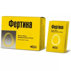 Фертина Инозит и Фолиевая кислота пак.саше 3г 30шт в Уфе и области фото