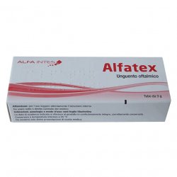 Альфатекс (Эубетал Антибиотико) глазная мазь 3г в Уфе и области фото