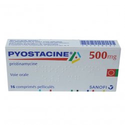 Пиостацин (Пристинамицин) таблетки 500мг №16 в Уфе и области фото